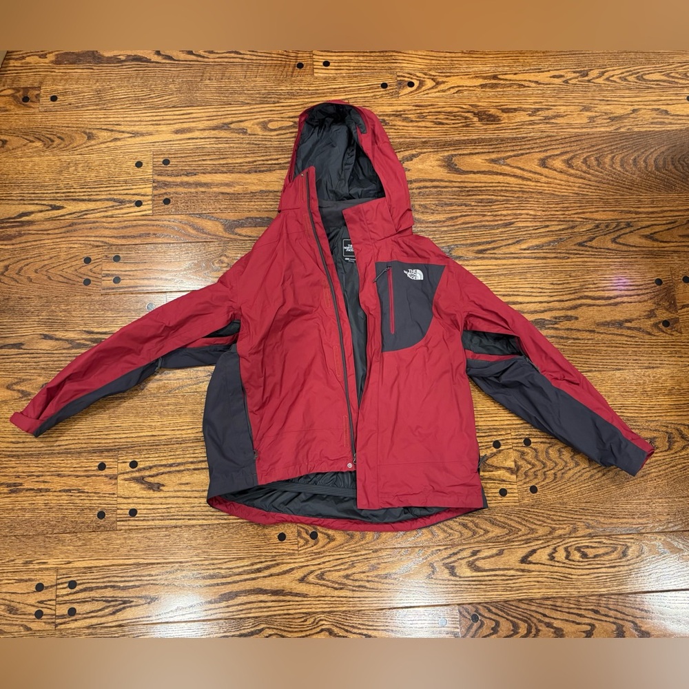The North Face Red and Black Ski Jacket